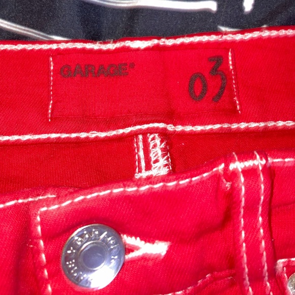 Garage Red Jeans - Picture 7 of 9